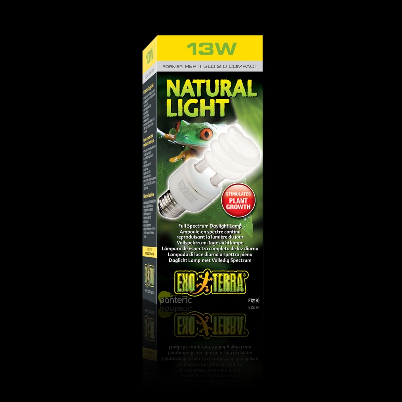 Лампа Exo-Terra Natural Light (Repti Glo 2.0 Compact), 13Вт