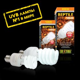 Лампа Hagen Exo-Terra Reptile UVB150 (Repti Glo 10.0 Compact) - фото - 2