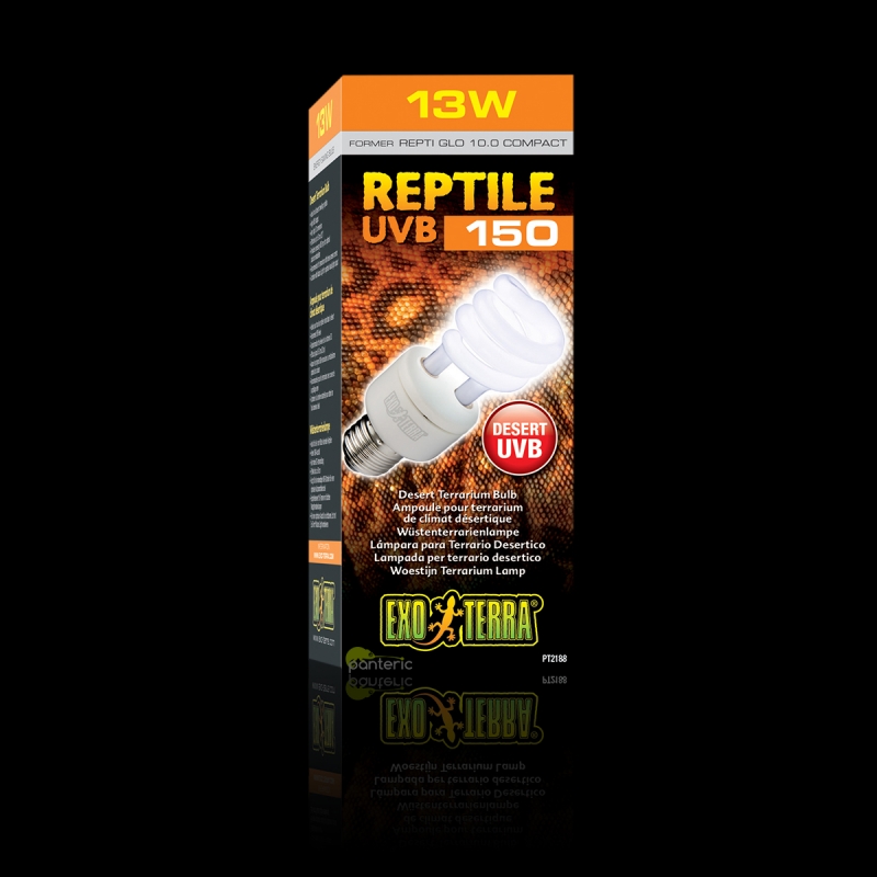 Лампа Exo-Terra Reptile UVB150 (Repti Glo 10.0 Compact), 13Вт
