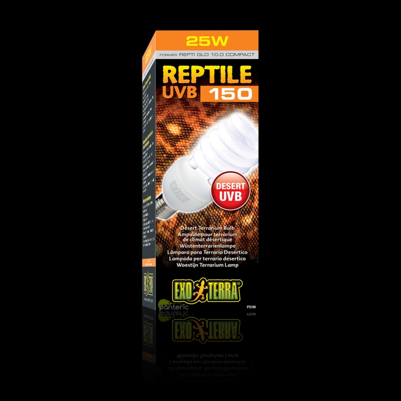 Лампа Exo-Terra Reptile UVB150 (Repti Glo 10.0 Compact), 25Вт