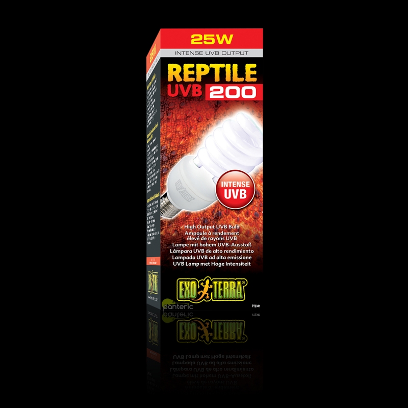 Лампа Exo-Terra Reptile UVB200 (Repti Glo 200 Compact), 25Вт