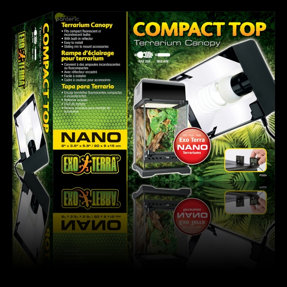 Светильник Exo-Terra Compact Top, nano, 20 см