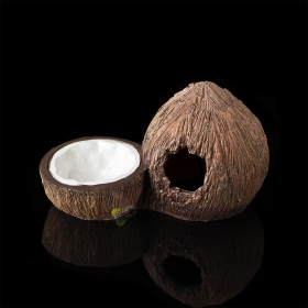 Укрытие-поилка Hagen Exo-Terra Tiki Coconut Hide & Water Dish Тики кокос - фото - 2