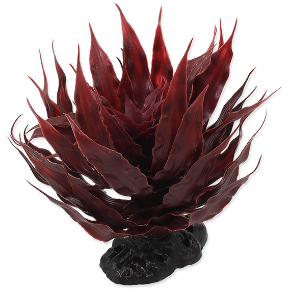 Растение пластиковое красное Агава Repti Planet - фото - 1