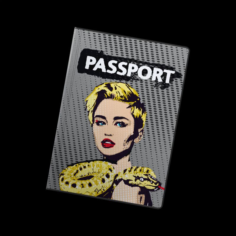 Обложка для паспорта - Ханна Монтана